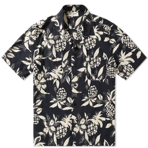 Short Sleeve Hibiscus Surf Shirt