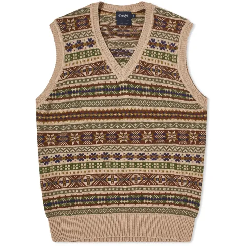Trad Fair Isle Knit Vest