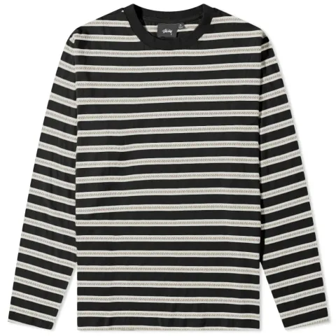 Multi Colour Striped Crew Sweat