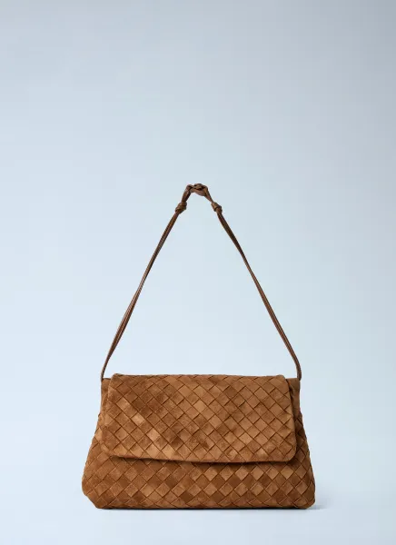 Giorno Suede Shoulder Bag