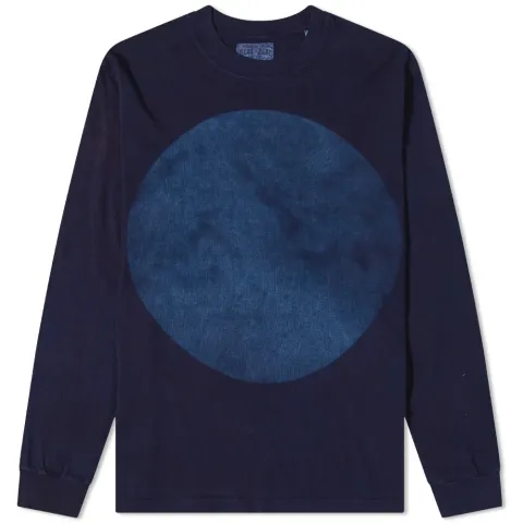 Long Sleeve Big Circle Slub T-Shirt