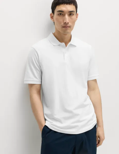 Marks & Spencer Ultimate Pique Polo Shirt White