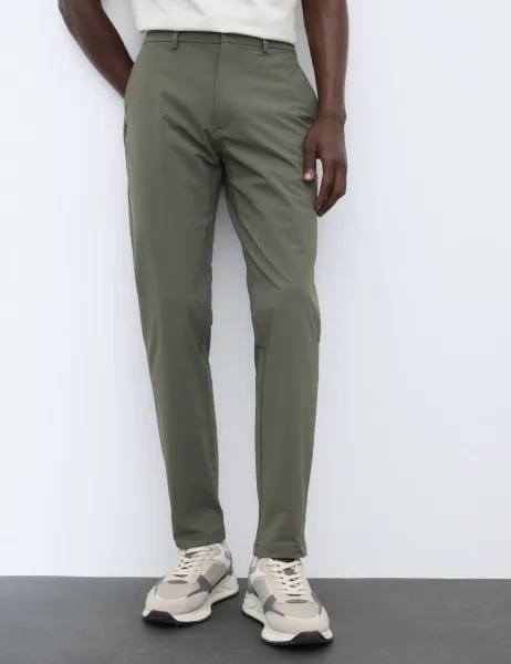 Autograph Slim Fit Trousers Dark Olive