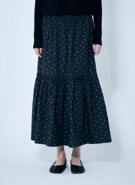 Floral Printed Maxi Skirt