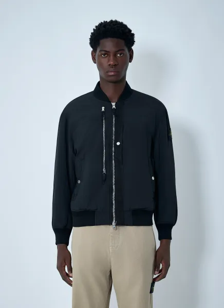 Nylon Metal Bomber Jacket