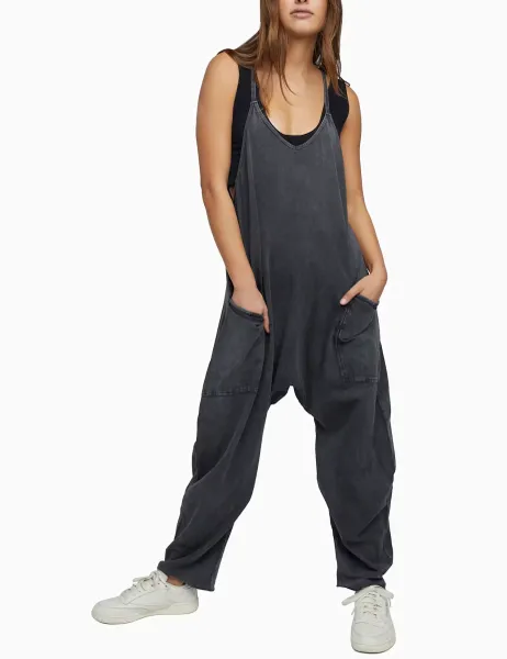 FP Movement Cotton Rich Hot Shot Jumpsuit Black
