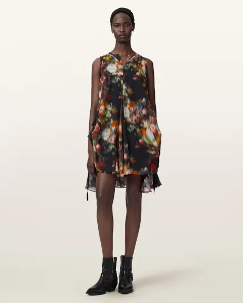Sybil Relaxed Fit Floral Mini Dress