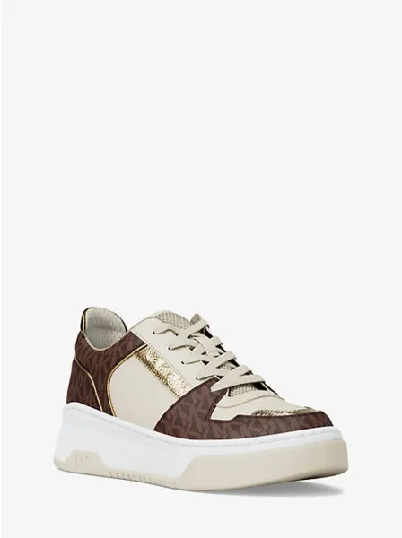 Lexi Mixed-Media Sneaker