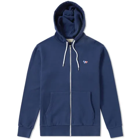 Maison Kitsuné Tricolour Fox Zip Hoody