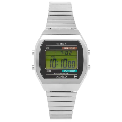 T80 Digital Steel Expansion Band 36mm Watch