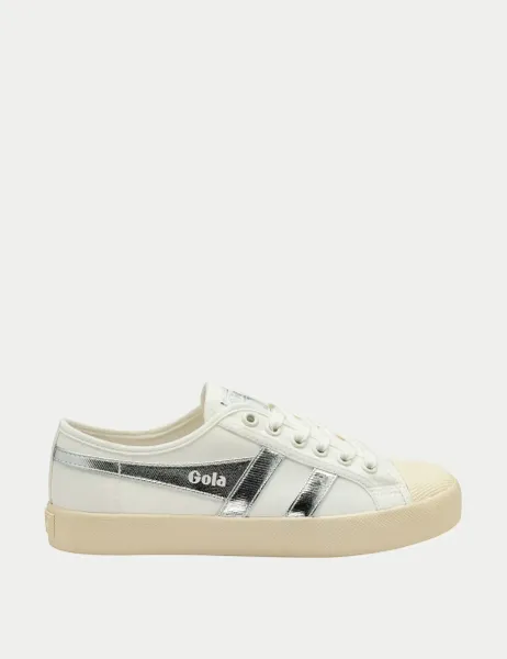 Gola Coaster Canvas Trainers White Mix
