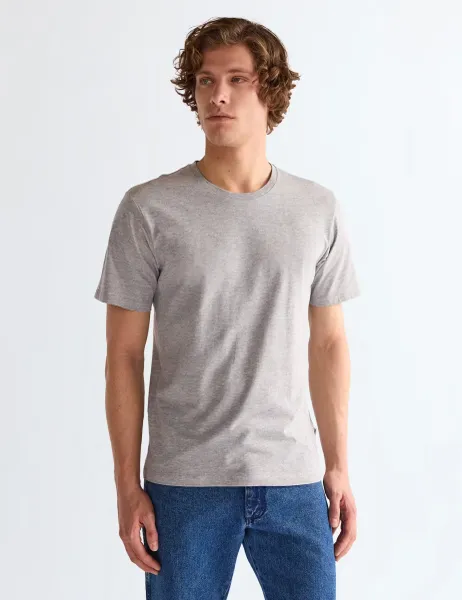 Wrangler 3 Pack Pure Cotton Jersey T-Shirts Grey