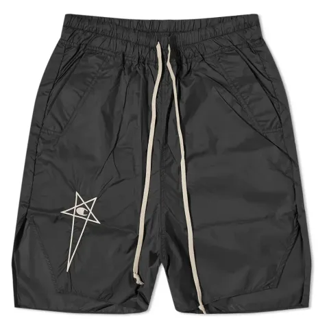 X Champion Nylon Bevelled Pod Shorts