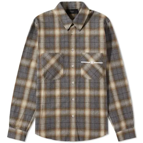 Logo Pocket Flannel Shirt