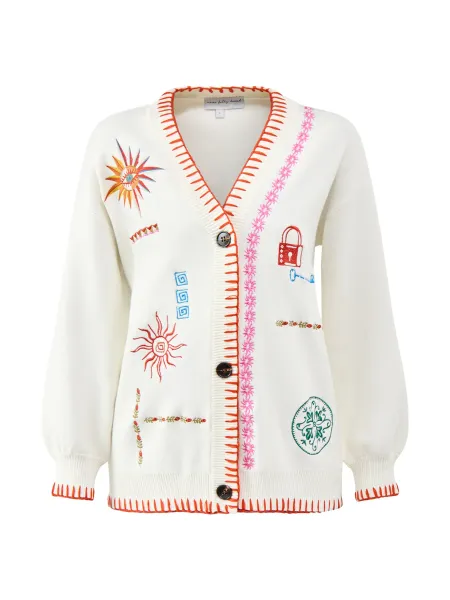 Never Fully Dressed Embroidered Martha Cardigan