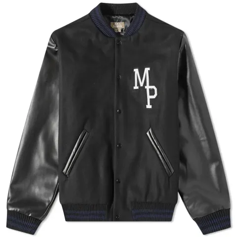 A.P.C. x Jean Touitou Miss Rayon Teddy Varsity Jacket