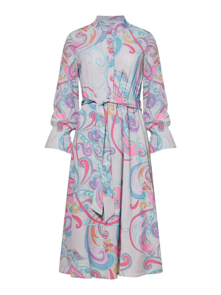 Printed Midi Dress