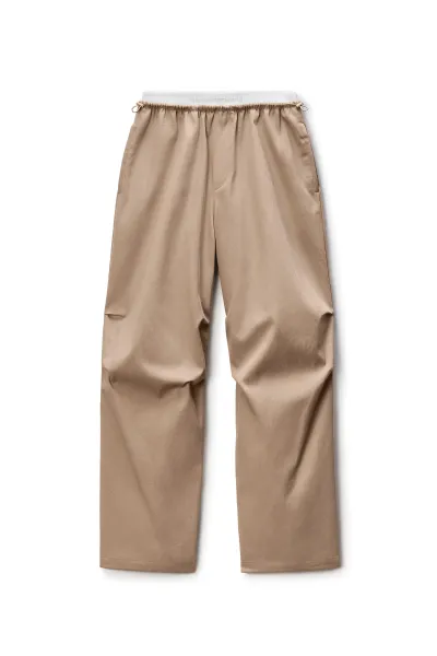 Pre-styled Mid-Rise Track Pant