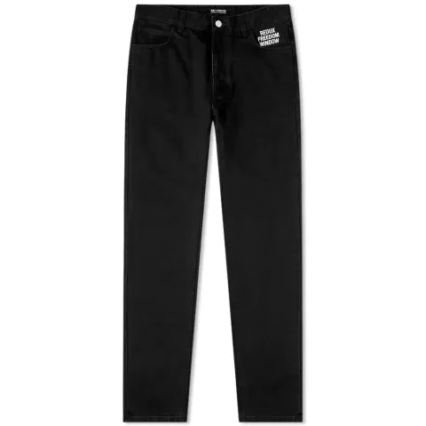 Slim Fit Picture Patch Jean