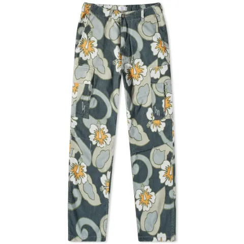 Cargo Hibiscus Print Pant