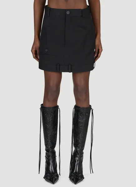 Deconstructed Mini Skirt