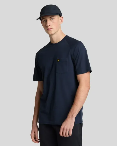 Lyle & Scott Linen Blend Raglan T-Shirt