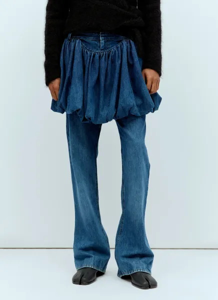 Puff Skirt Jeans