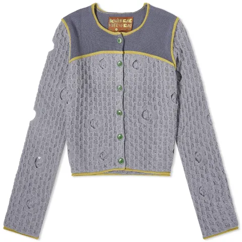 Reverse Seam Wholly Cardigan