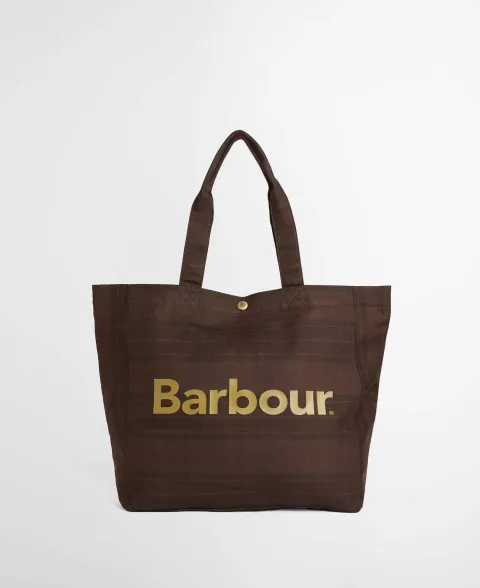 Overdyed Telfield Tartan Tote Bag