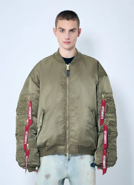 Reversible Cargo Bomber Jacket
