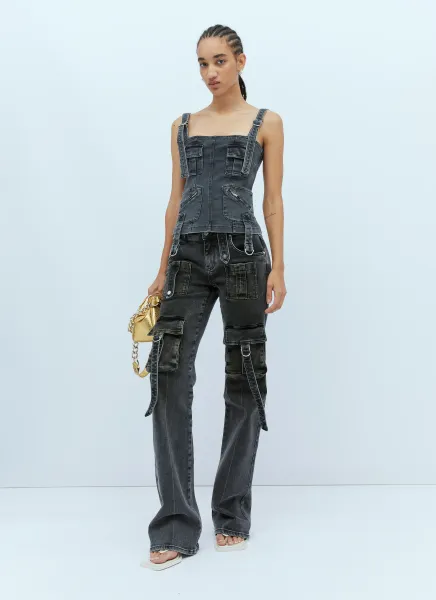 Cargo Denim Top
