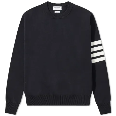 Milano Four Bar Stripe Crew Knit