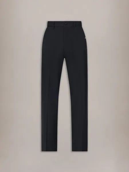 TAILORED BOOT CUT PANT - BLACK