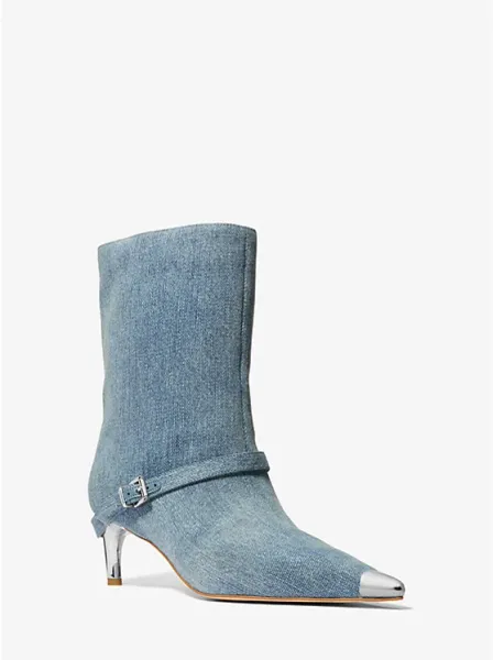 Kasia Denim Belted Boot