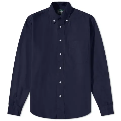 Button Down Overdyed Oxford Shirt - END. Excl