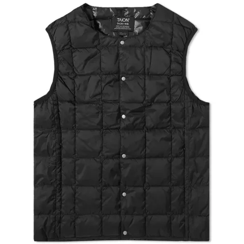 Crew Neck Down Vest