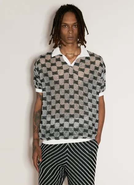 Check Polo Top