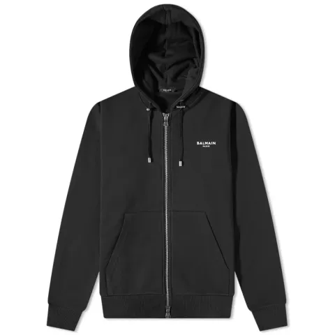 Eco Paris Small Logo Zip Hoodie