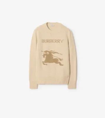 Knight Wool Cashmere Sweater in Nutmeg beige
