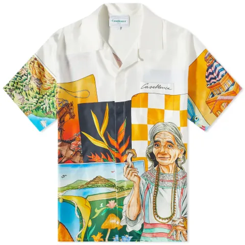 Maria Short Sleeve Silk Shirt