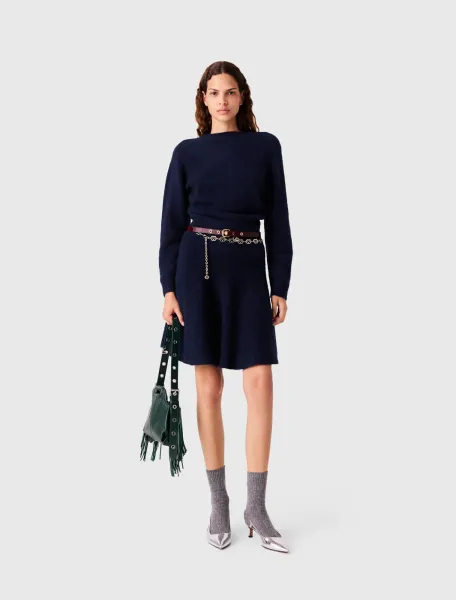 Maje Short yak blend dress