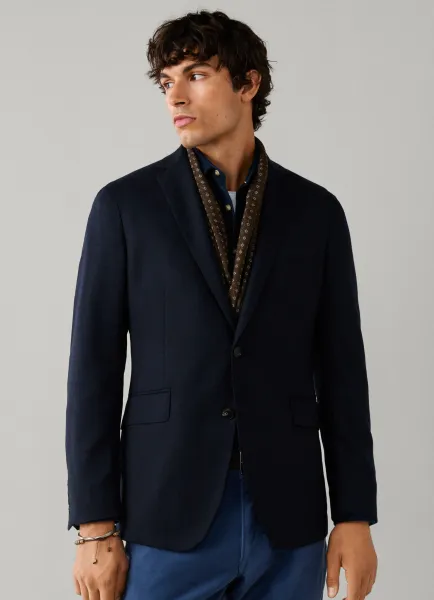 Hackett Italian Wool Performance Flannel Blazer