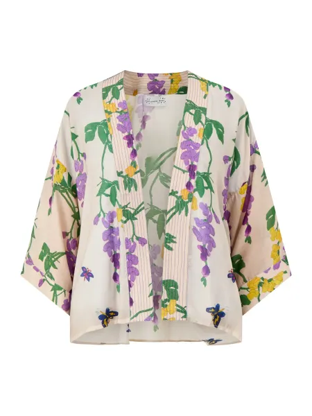 Wisteria Lilac Short Kimono