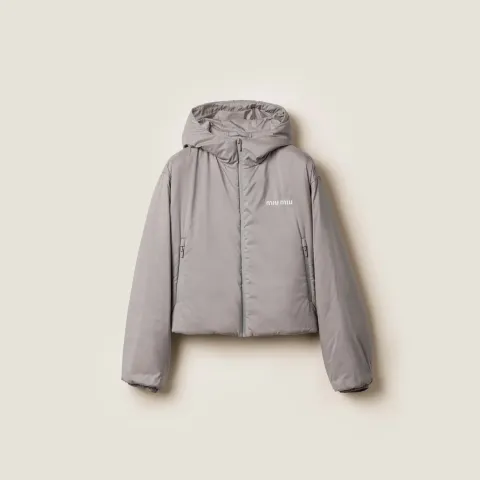 Technical pongé jacket