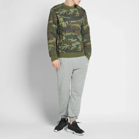 Quilted Crew Sweat