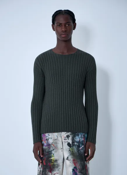 Cotton Rib Sweater