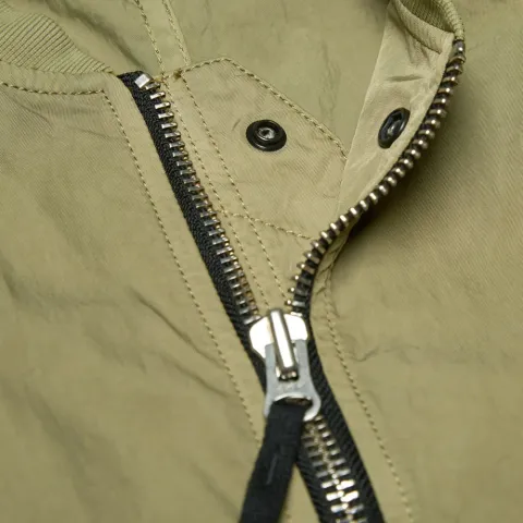 Garment Dyed Hollow Nylon Twill Bomber