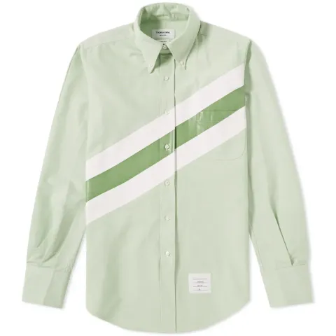 Diagonal Stripe Oxford Shirt