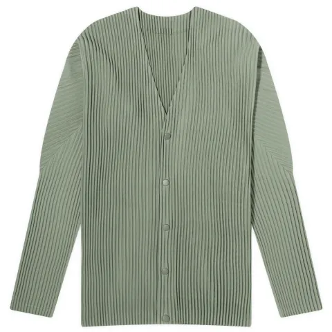 Pleated Cardigan