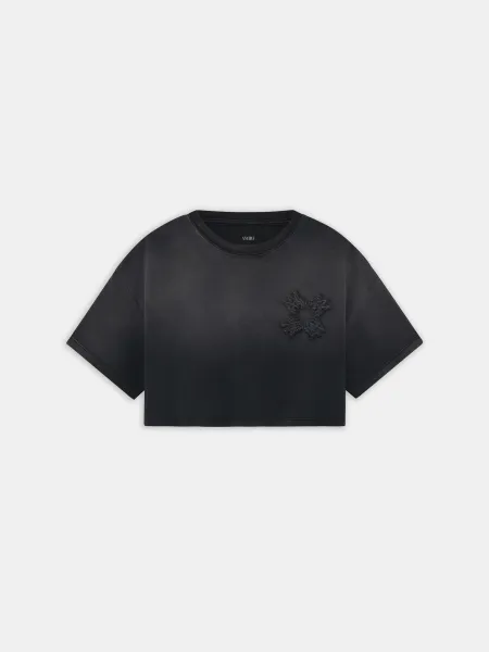 WOMEN - WOMEN'S MA QUAD CROPPED TEE - Black